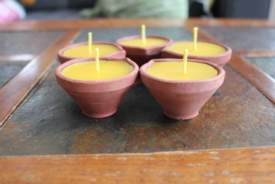 Beeswax Candles - Angry Bees